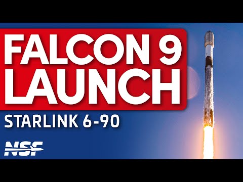 SpaceX Falcon 9 launches Starlink 6-90