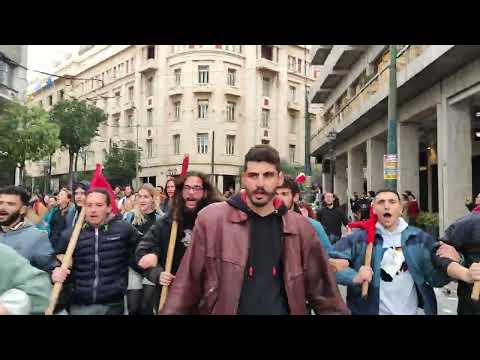 Η διαδήλωση για τα Τέμπη στο Σύνταγμα | CNN Greece