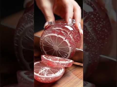 ASMR Orange 🍊 Cutting #asmr #orange #cuttingasmr #shorts #shortsfeed