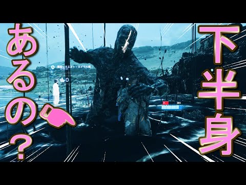 上半身だけ見える敵に下半身はあるのか！？【デスストランディング２】Death Stranding 2:On the Beach