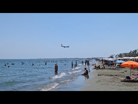 Cyprus, Larnaka 2025. Mackenzie beach.Кіпр-Ларнака. Температура, погода, ціни.