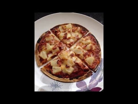 Weight Watchers Recipe -Tortilla Pizza