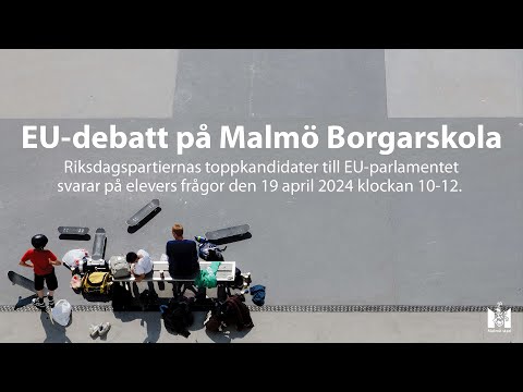 EU-debatt på Malmö Borgarskola 19 april