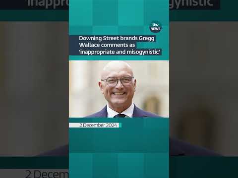 Gregg Wallace apologises as Downing Street brands his comments 'inappropriate' #itvnews