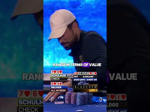 New Video from PokerGO: ABSURD HERO CALL FROM NICK SCHULMAN