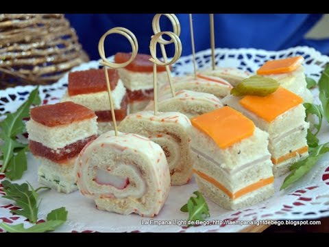 Canapés frios y variados con pan de molde: 3 Canapés fáciles y rápidos - UCMnuoXBS_UrNaFi9Y2XEo1Q