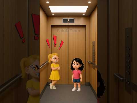 If you play the elevator buttons #animation #funny #cartoon #english #family