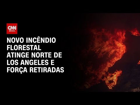 Novo incêndio florestal atinge norte de Los Angeles e força retiradas | CNN NOVO DIA