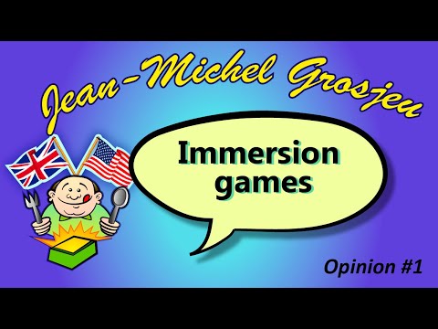 Immersion games
