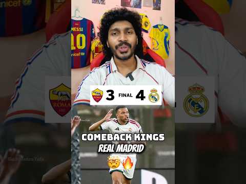 ComeBack <strong>Kings</strong>!!☠️🔥 Madrid 4-3 Roma😳🤯 #realmadrid #championsleague