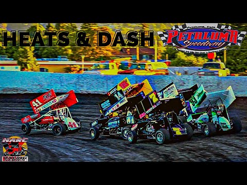 SALUTE TO BAYLANDS | HEATS 1-3 &amp; DASH | NARC KING OF THE WEST | PETALUMA SPEEDWAY | JULY 9th, 2023 - dirt track racing video image