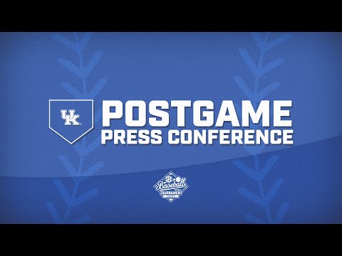 2024 SEC Baseball Tournament - Press Conference: Kentucky