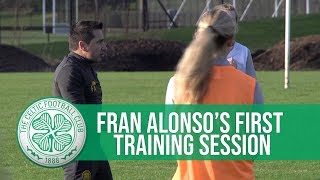 Fran Alonso takes first training session as Celtic FC Women go pro! Fran Alonso takes first training session as Celtic FC Women go pro!