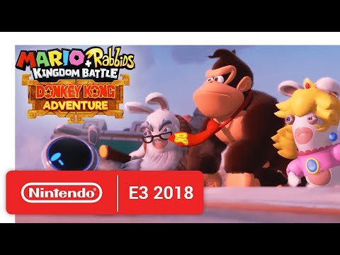 Mario + Rabbids Kingdom Battle: Donkey Kong Adventure - Release Date Announcement - Nintendo E3 2018