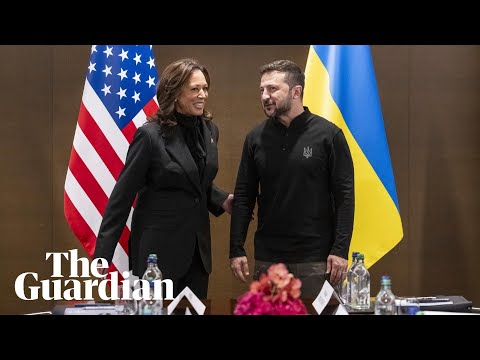 US supports 'just and lasting peace' for Ukraine, Kamala Harris tells Zelenskiy