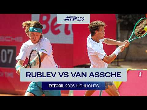 Andrey Rublev vs Luca Van Assche Highlights | Estoril 2026 Quarter-Finals