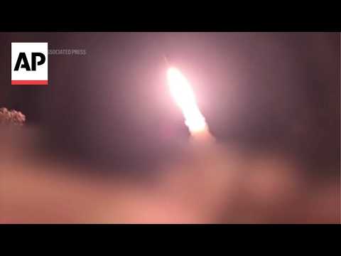 Iran releases video it says shows missile launches toward Jordan