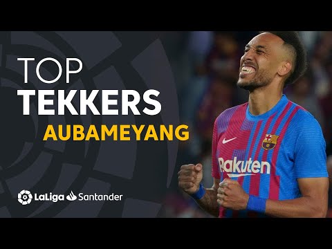 LaLiga Tekkers: Doblete de Aubameyang en la importante victoria del FC Barcelona