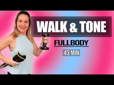 Walk & Tone 🔥 Cardio + Fuerza Total en Casa | Siéntete Joven