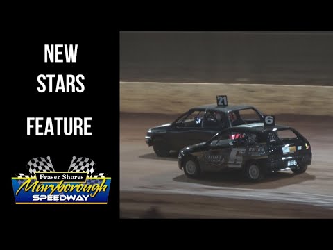 Junior Sedans New Stars - Final - Maryborough Speedway - 1/1/2023 - dirt track racing video image