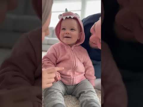 Very sweet baby laughing #shorts #baby #cute