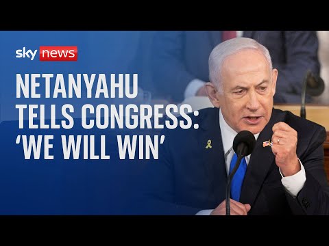 Netanyahu calls protestors 'Iran's useful idiots' as he addresses Congress | Israel-Hamas war