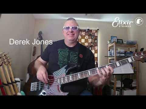 Derek Jones Bass Guitar Lesson - Building Basslines With Hammer-ons | Elixir Strings