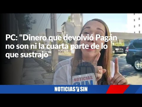 Participación Ciudadana sobre dinero devolvió Pagán