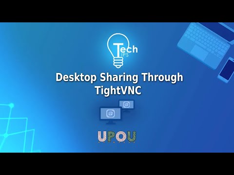 Tech Tips #8: Desktop Sharing through TightVNC