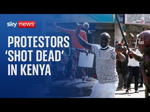 Kenya protests: At least 10 demonstrators 'shot dead' & 50 injured as parliament set on fire