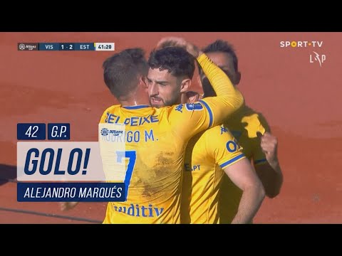 Goal | Golo Alejandro Marqués: Ac. Viseu 1-(2) Estoril Praia (Taça da Liga 22/23 - Fase 3 - Jornada
