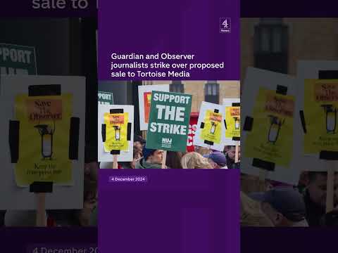 Guardian and Observer journalists strike over proposed sale to Tortoise Media