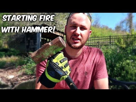 How to Start Fire with Hammer! - UCe_vXdMrHHseZ_esYUskSBw
