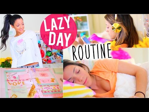 Lazy Day Routine 2015 | Niki and Gabi - UCuVHOs0H5hvAHGr8O4yIBNQ