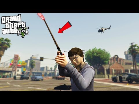 HARRY POTTER w/ WAND - GTA 5 Mods - UCAbdeLiTPdjk1X2TY_ZdLDw