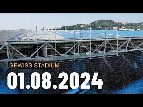 Gewiss Stadium: verso il completamento dei lavori ⏳🏗