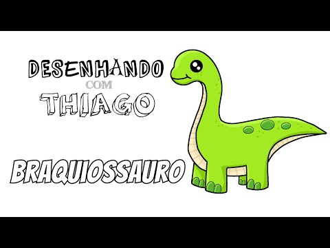 BRAQUIOSSAURO (Desenhando com Thiago)