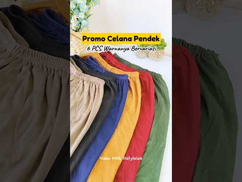 promo celana pendek 6 pcs #celanapendek #fashionhaul #celanawanita