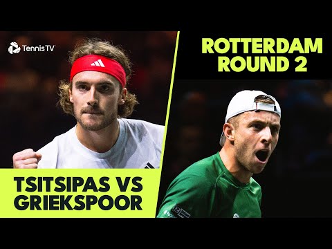 Stefanos Tsitsipas vs Tallon Griekspoor THRILLER 😮‍💨 | Rotterdam 2025 Highlights