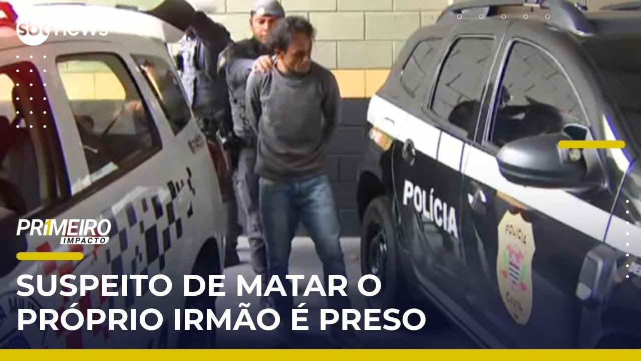 Suspeito de matar o próprio irmão a facadas é preso em Osasco SP | PrimeiroImpacto