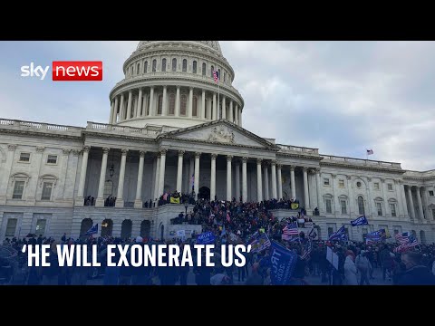 Capitol riots: Man convicted of taking part in disorder expects Trump to set him free