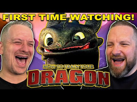 WE DIDN'T EXPECT TO LOVE THIS! 😍 How To Train Your Dragon Movie Reaction (First Time Watching)