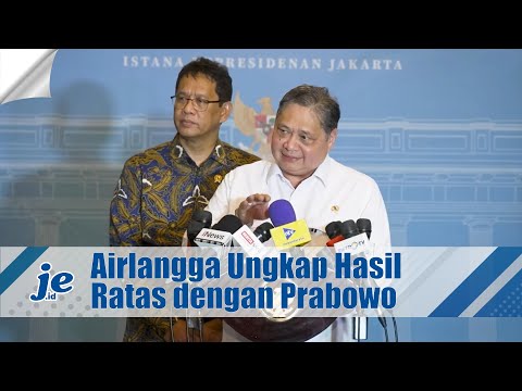 Keterangan Airlangga Usai Ratas dengan Presiden Prabowo dan Beberapa Kementerian