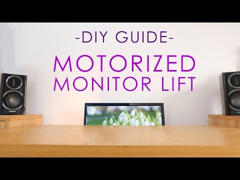 Build a MOTORIZED monitor lift (on a budget!) - UCUQo7nzH1sXVpzL92VesANw