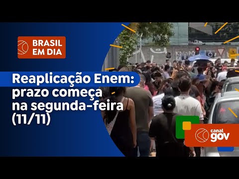 Prazo para solicitar a reaplicação do Enem começa na segunda-feira (11/11)