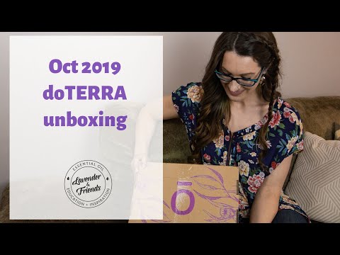 October 2019 Unboxing of my Australian doTERRA Loyalty Rewards Program monthly order