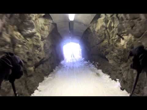 Le Tunnel à l'Alpe d'Huez à ski (GoPro)