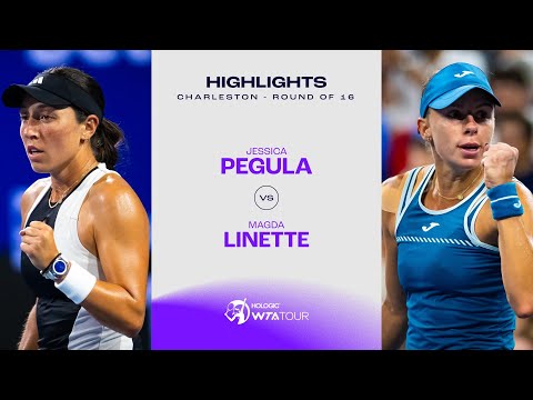 Jessica Pegula vs. Magda Linette | 2024 Charleston Round of 16 | WTA Match Highlights