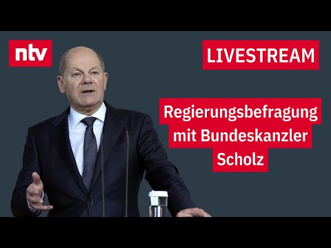 LIVE: Regierungsbefragung mit Bundeskanzler Scholz