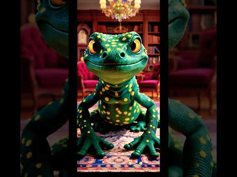Suara tokek raksasa |animasi tokek lucu!#tokek #suaratokek #gecko #suaratokekseram